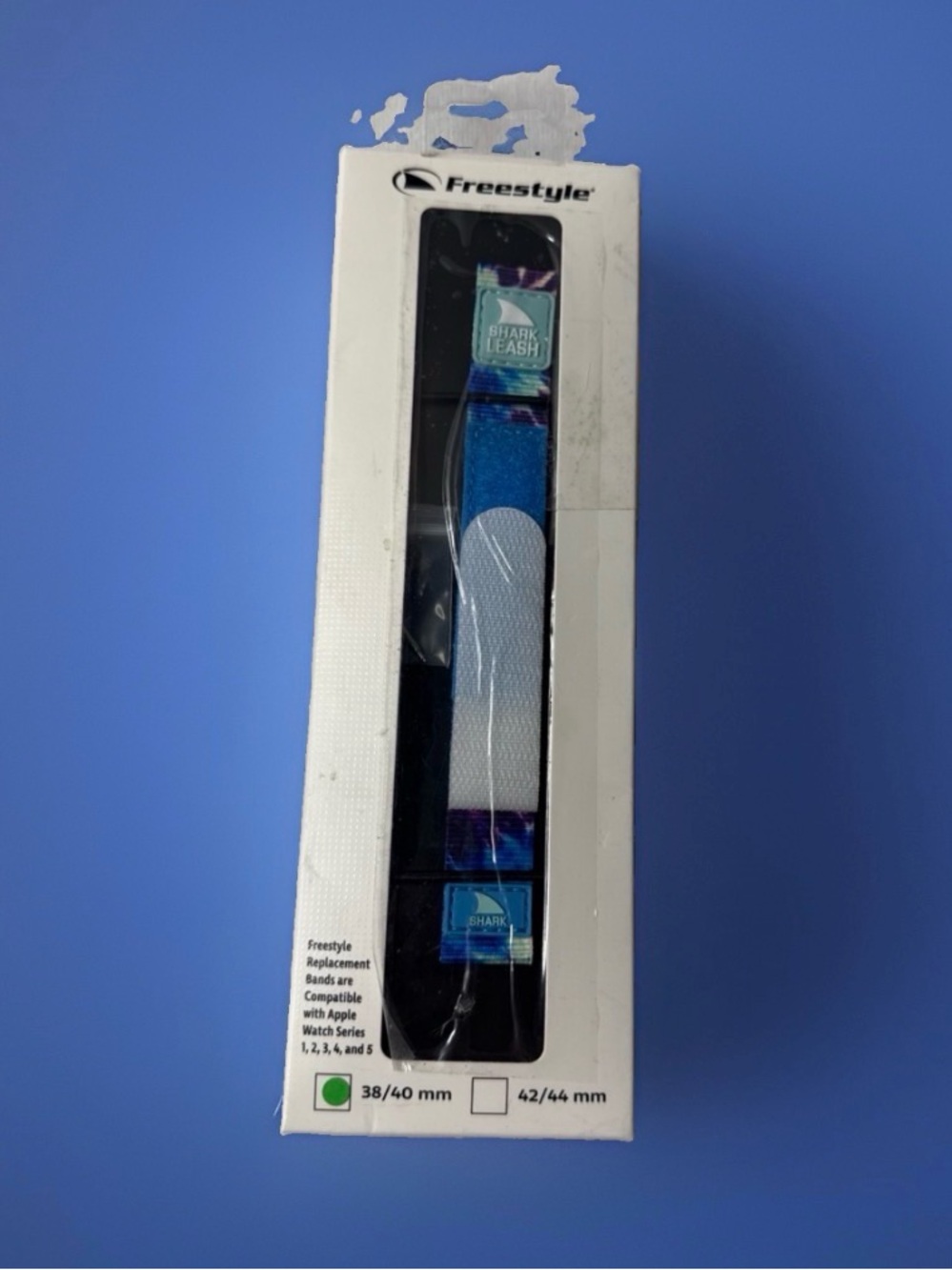 Freestyle Shark Leash Replacement Band for Apple Watch - Blue/Purple